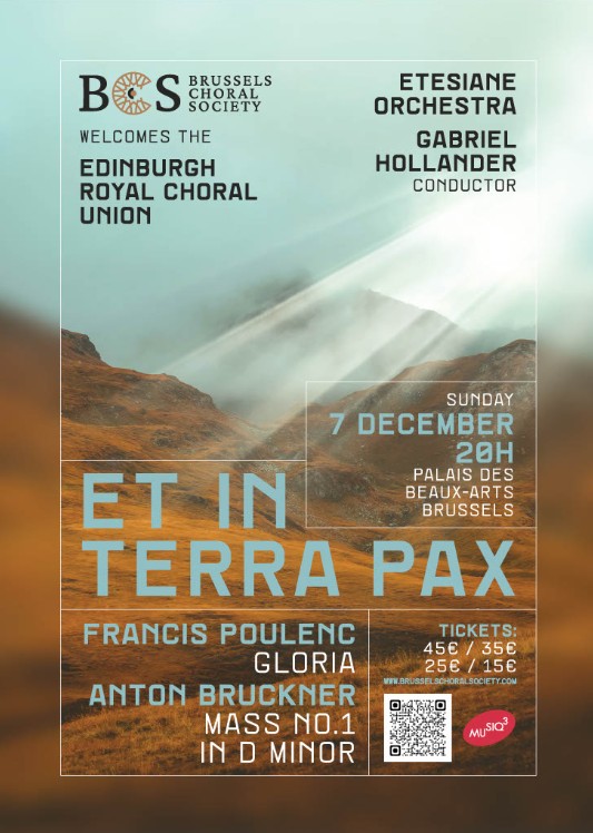 Brussels Choral Society Concert Poster